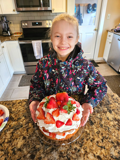 In her spare time, Carter Moote loves to bake!
