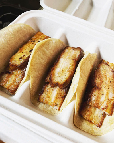 Lalo’s taqueria take-out container