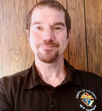John Pomeroy, Volunteer Coordinator ofthe Thanksgiving Meal for 3 years and
Grand Knight of the Lebanon Knights of
Columbus council, a global community
service organization.
